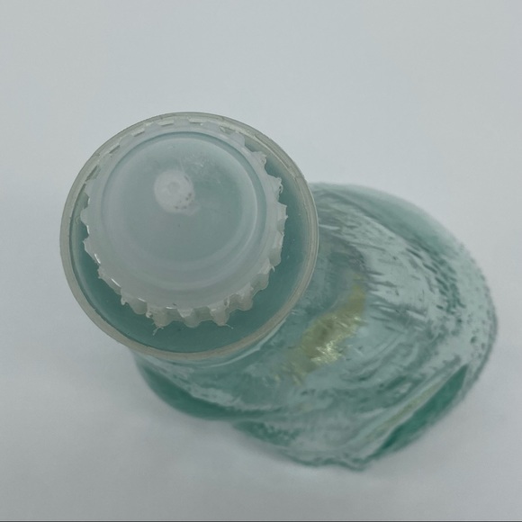 VTG VETRERIA ETRUSCA Blue-Green-Clear Italian Glass Decanter Bottle with Stopper - Picture 9 of 10